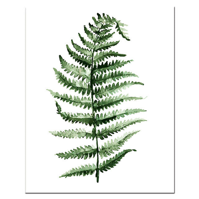 Home Decor Green Plant Canvas Painting - Mod Nest