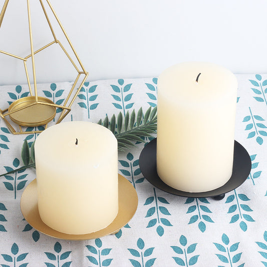 Iron Plate Candle Holder LED Base - Mod Nest