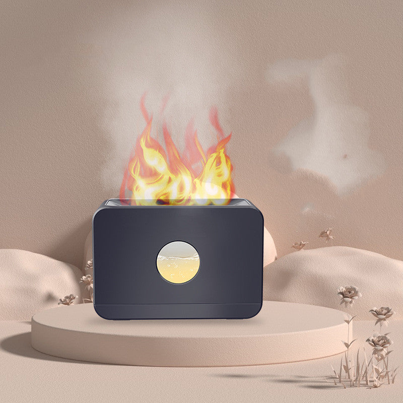 Two-color Flame Aromatherapy Humidifier - Mod Nest