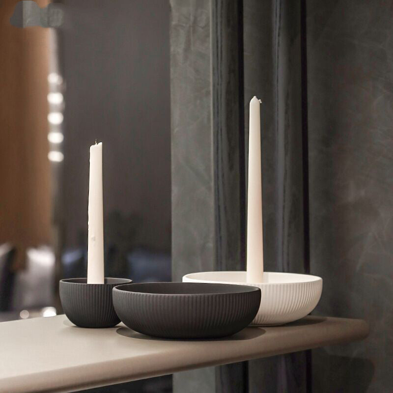 Ceramic Candle Tray - Mod Nest